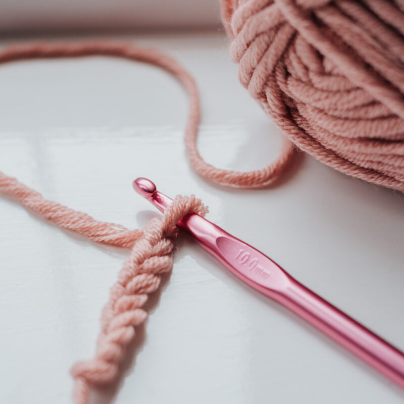 Atelier crochet dans la boutique Ethicorse